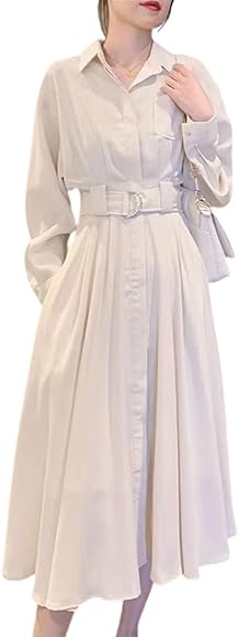 Amazon.co.jp: [Collecala] 上品ワンピース レディースロング 長袖